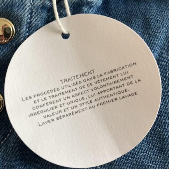 Chloe Girls Designer Baby Indigo Faded Jeans size 9 months - Picture 7 of 7